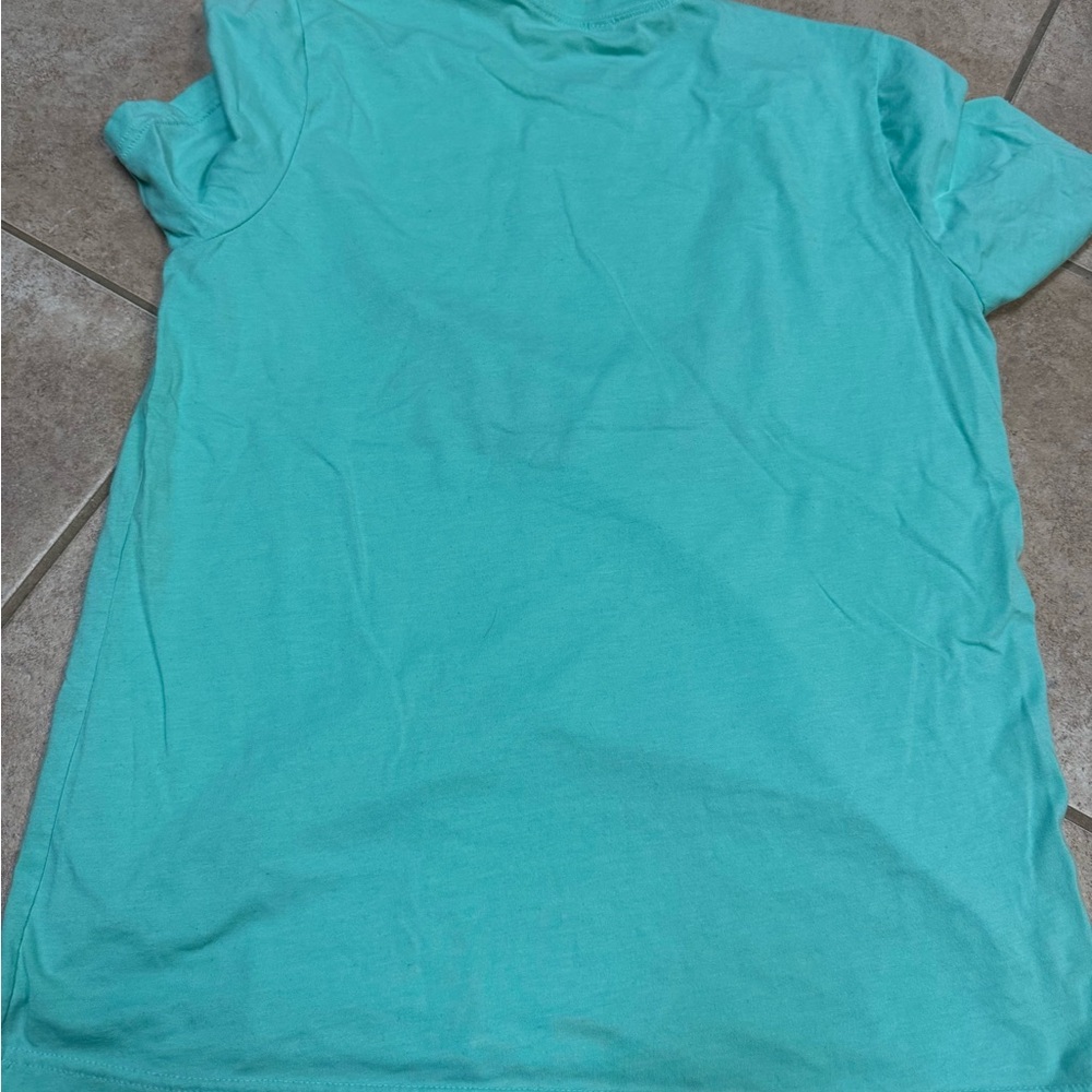 Women’s Teal Graphic T-Shirt - Picture 4 of 4
